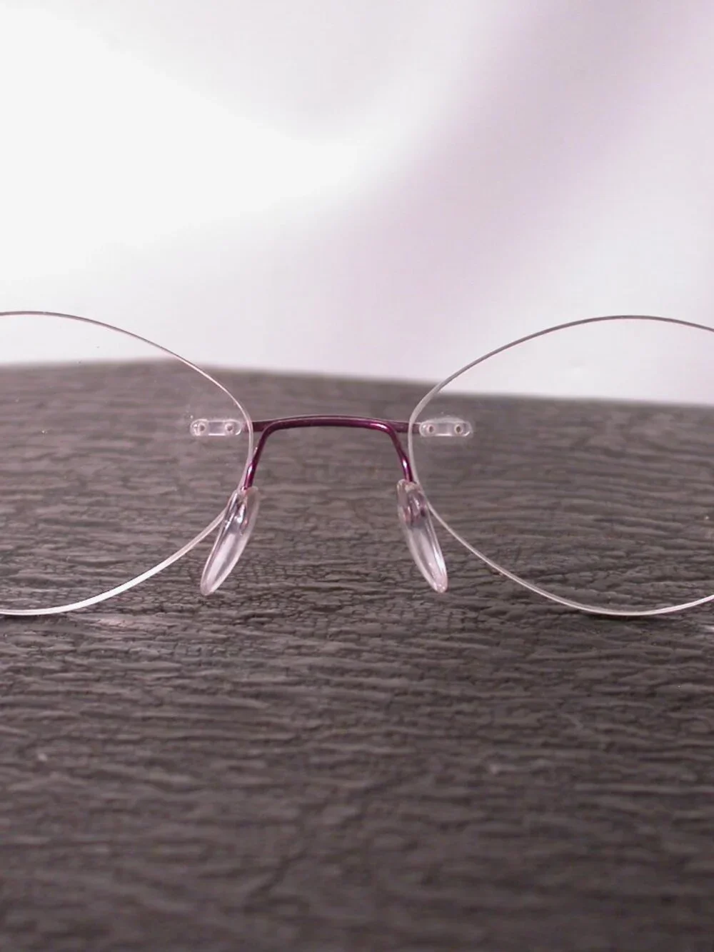 Silhouette Purple Wire Light Weight Eyeglasses Made in Austria
